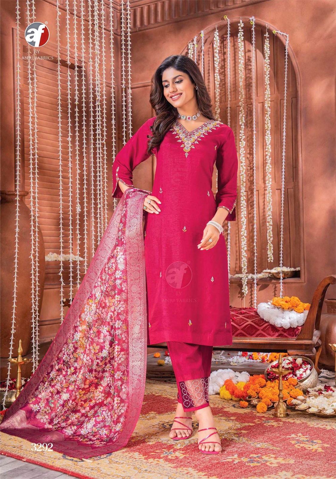 Af Shehnai Vol 6 Designer Silk Kurti With  Bottom Dupatta Catalog